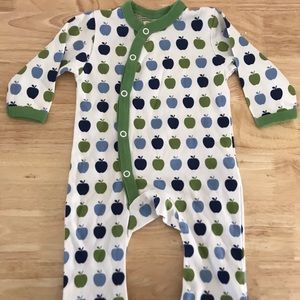 Penguin brand apple pjs with pull over footies
